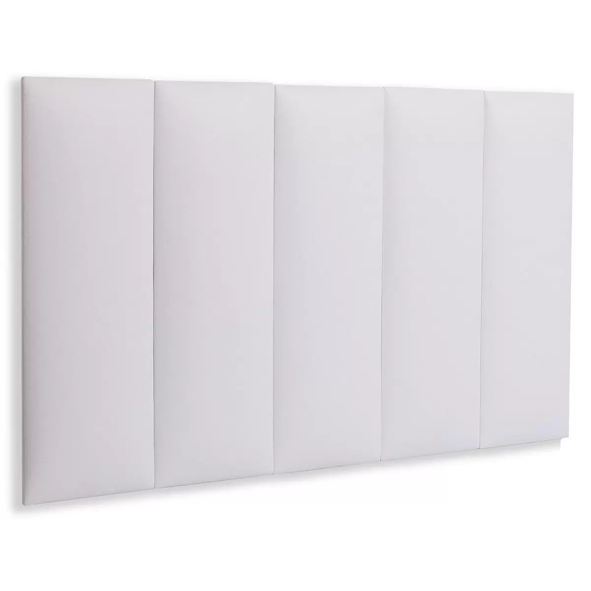 imagem de Kit 5 Placas Cabeceira Cama Box 20x60cm branco - Blu Interiores - ga4hgk6ef4